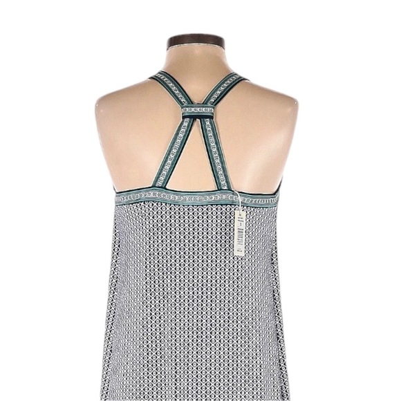 Max Studio Teal Boho Racerback Beachy Vacation Maxi Dress Size S NWT - Picture 6 of 12